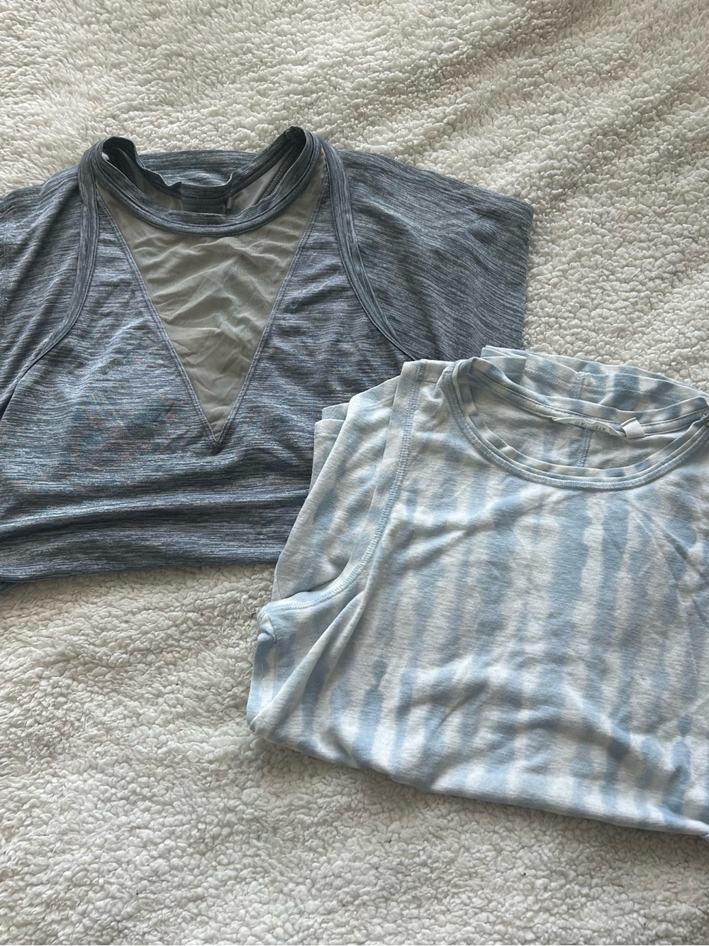 Athleta Gray Marled Sports Bra
